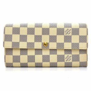 Louis Vuitton Damier Azur Portefeuille Sarah Wallet